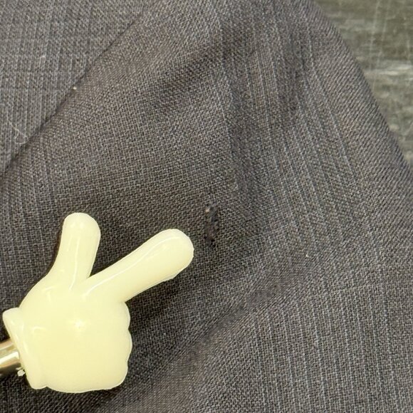 Hart Schaffner Marx Blazer Plaid Wool Blend Two Button Suit Jacket USA Mens 42R - Picture 5 of 14